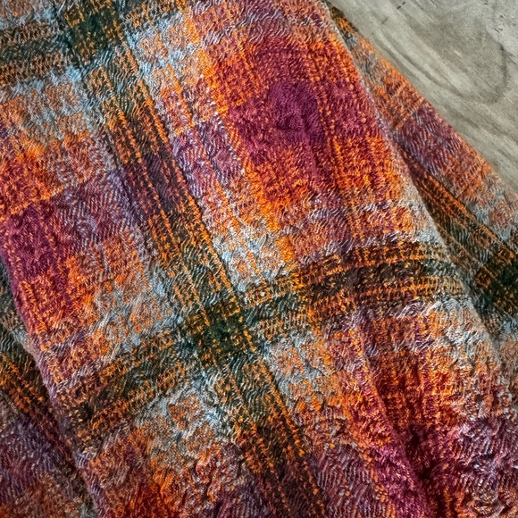 Anthropologie Chelsea & Theodore Multicolor Plaid Shirt - Picture 4 of 6